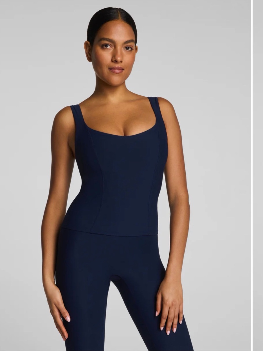 SPANX Deep Navy Scoop-Neck Tank